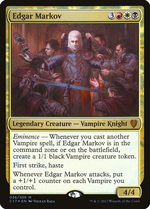 Edgar Markov · Commander 2017 36/309
