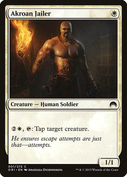 Akroan Jailer · Magic Origins 1/288