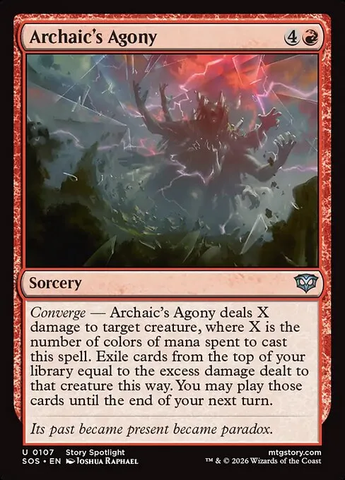 Archaic's Agony · Secrets of Strixhaven 107/368