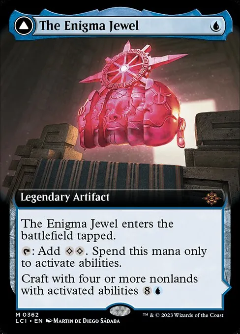 The Enigma Jewel // Locus of Enlightenment · The Lost Caverns of Ixalan 362/416