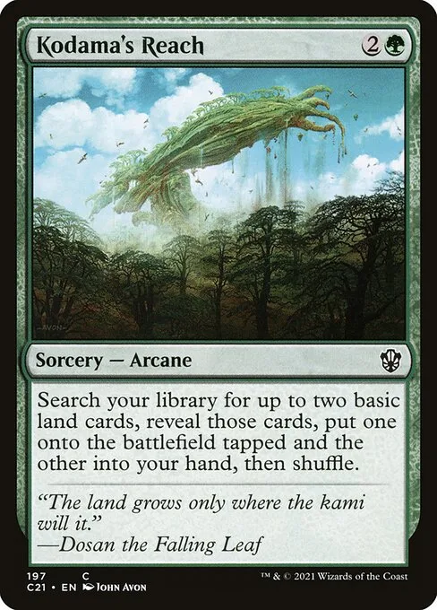 Kodama's Reach · Commander 2021 197/409