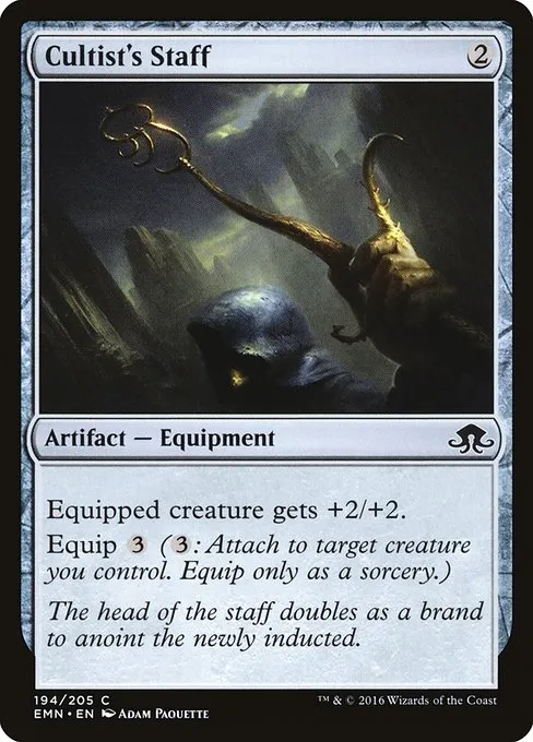 Cultist's Staff · Eldritch Moon 194/208