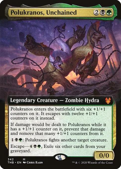 Polukranos, Unchained · Theros Beyond Death 342/358