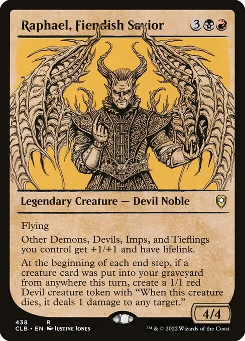 Raphael, Fiendish Savior · Commander Legends: Battle for Baldur's Gate 438/936