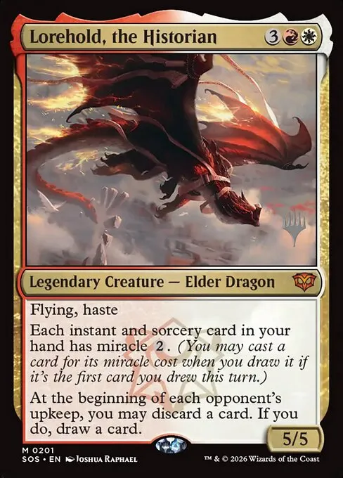 Lorehold, the Historian · Secrets of Strixhaven Promos 201p/80