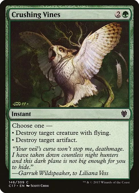 Crushing Vines · Commander 2017 146/309