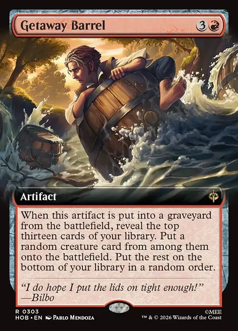 Getaway Barrel · The Hobbit 303/39