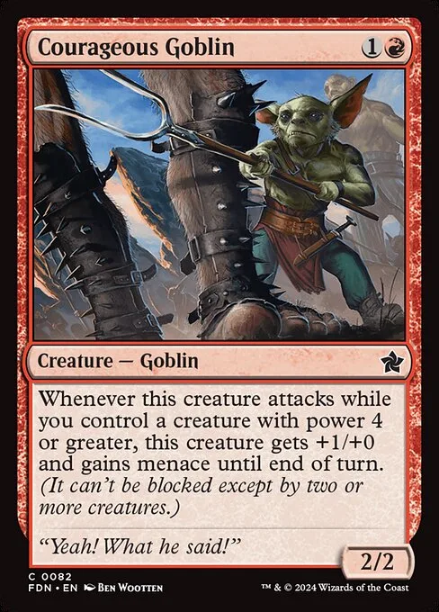 Courageous Goblin · Foundations 82/771
