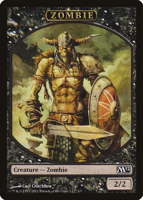 Zombie · Magic 2012 Tokens 3/7