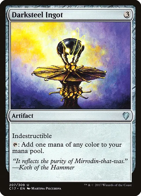 Darksteel Ingot · Commander 2017 207/309