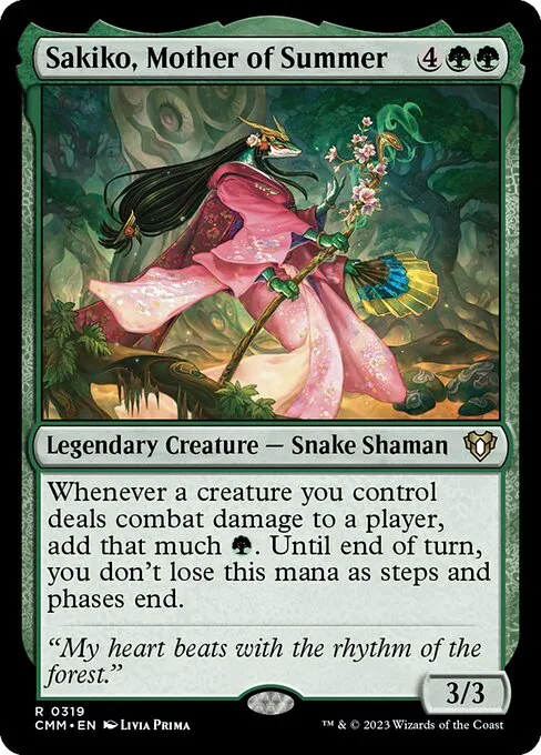 Sakiko, Mother of Summer · Commander Masters 319/1067