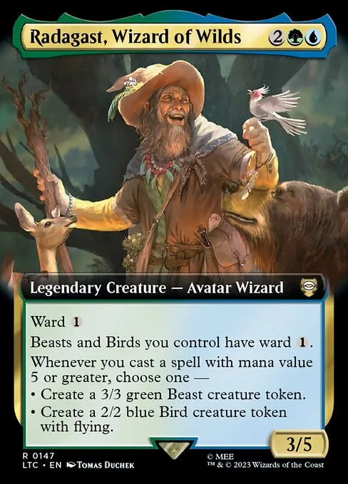 Radagast, Wizard of Wilds · Tales of Middle-earth Commander 147/591