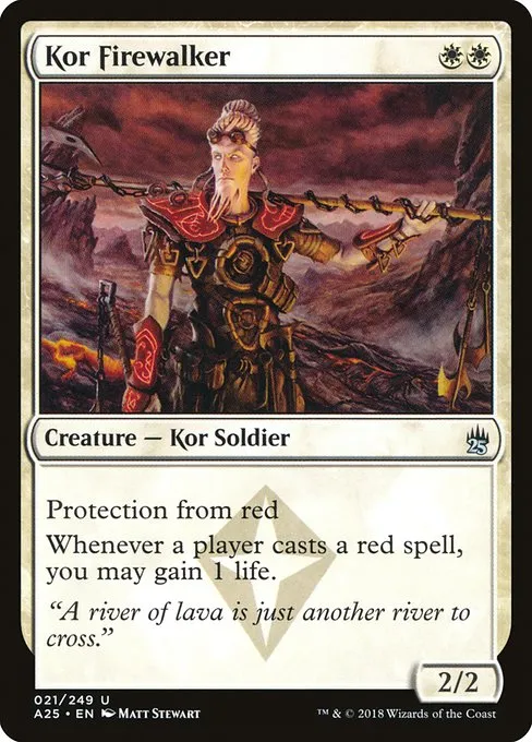 Kor Firewalker · Masters 25 21/249