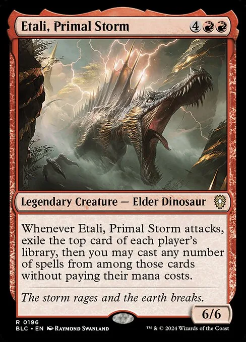 Etali, Primal Storm · Bloomburrow Commander 196/356
