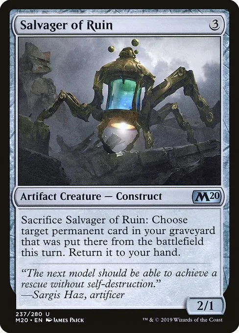 Salvager of Ruin · Core Set 2020 237/346