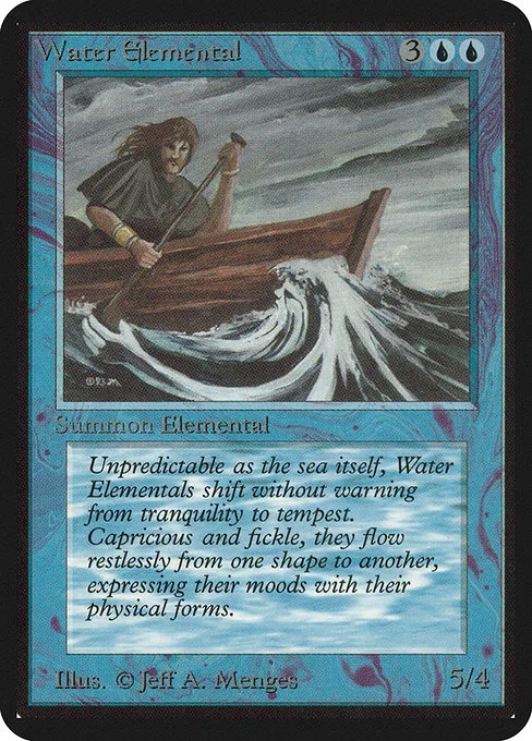 Water Elemental · Limited Edition Alpha 91/295