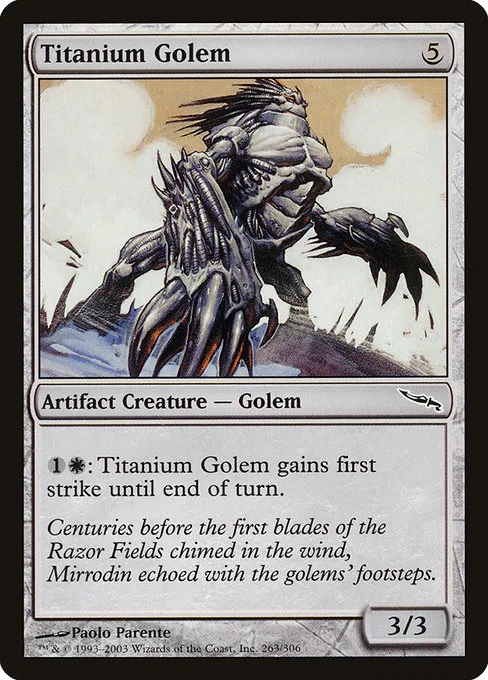 Titanium Golem · Mirrodin 263/306