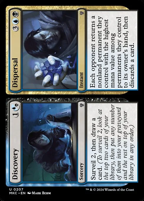 Discovery // Dispersal · Murders at Karlov Manor Commander 207/358