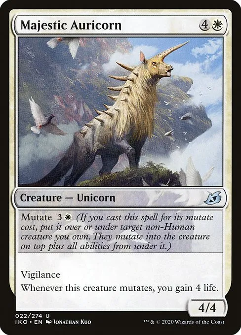 Majestic Auricorn · Ikoria: Lair of Behemoths 22/390
