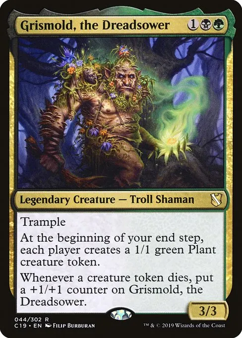 Grismold, the Dreadsower · Commander 2019 44/302