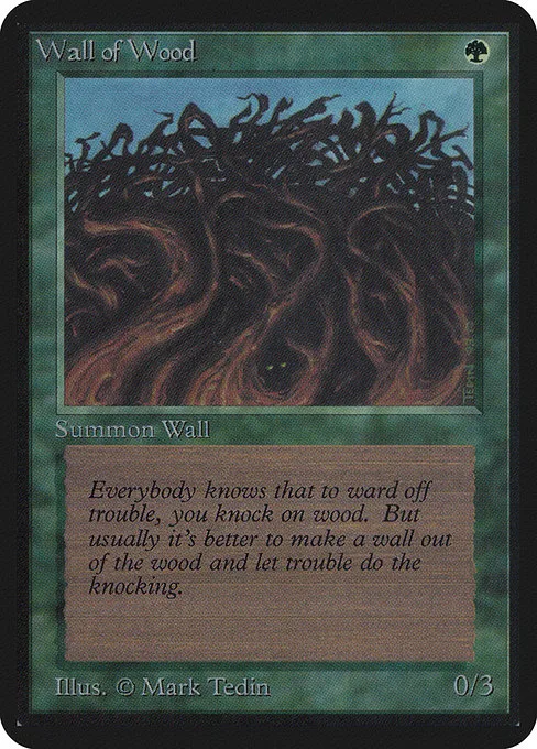 Wall of Wood · Limited Edition Alpha 225/295