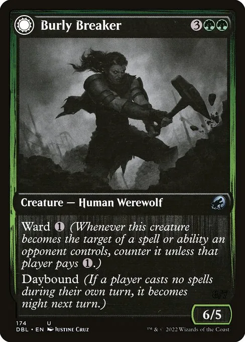 Burly Breaker // Dire-Strain Demolisher · Innistrad: Double Feature 174/535