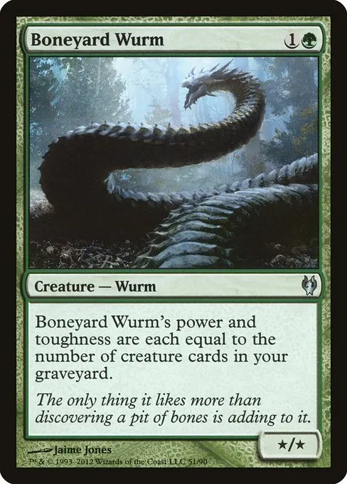 Boneyard Wurm · Duel Decks: Izzet vs. Golgari 51/90
