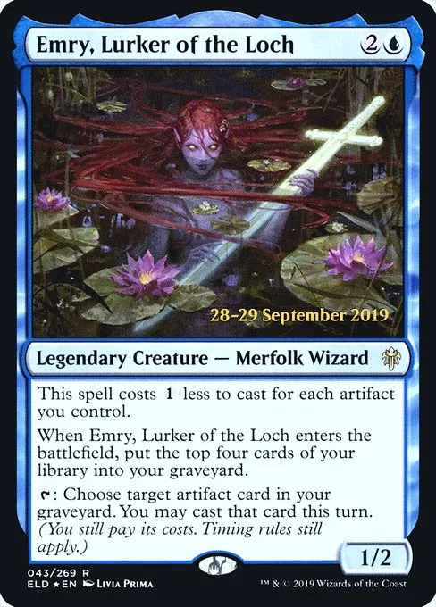 Emry, Lurker of the Loch · Throne of Eldraine Promos 43s/138