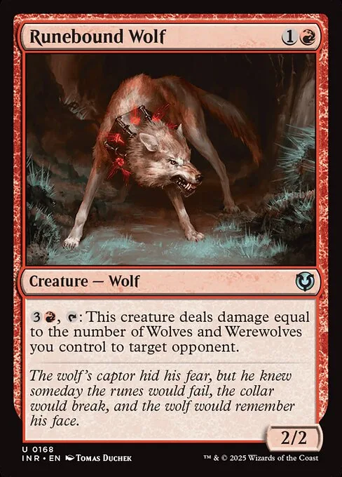Runebound Wolf · Innistrad Remastered 168/495