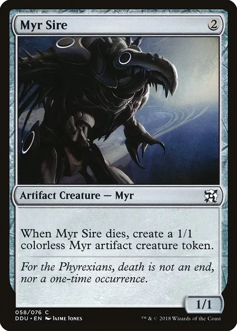 Myr Sire · Duel Decks: Elves vs. Inventors 58/76