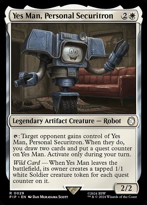 Yes Man, Personal Securitron · Fallout 29/1068