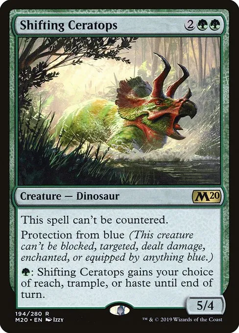 Shifting Ceratops · Core Set 2020 194/346