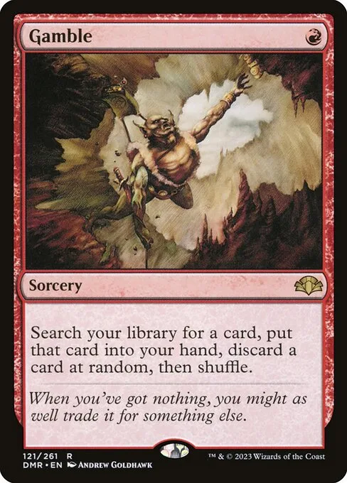 Gamble · Dominaria Remastered 121/457