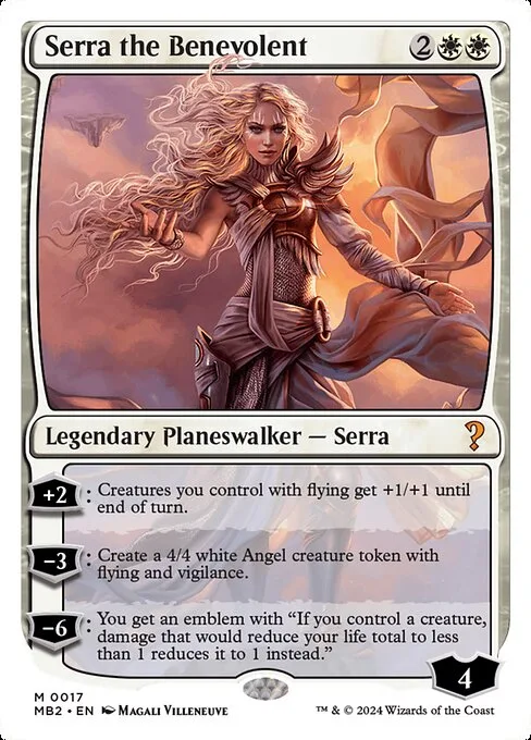 Serra the Benevolent · Mystery Booster 2 17/385