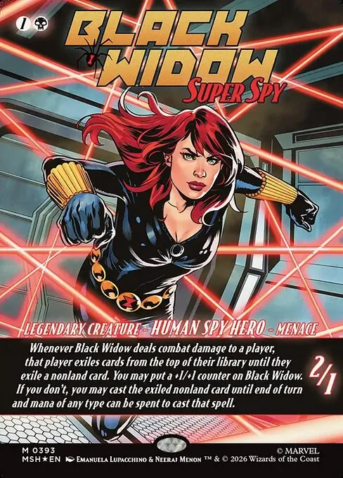 Black Widow, Super Spy · Marvel Super Heroes 393/24
