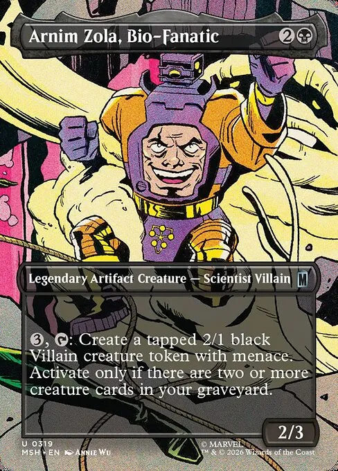Arnim Zola, Bio-Fanatic · Marvel Super Heroes 319/24