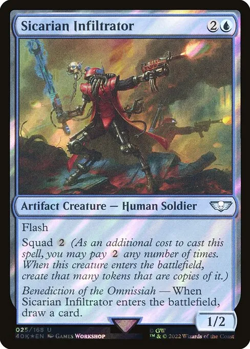 Sicarian Infiltrator · Warhammer 40,000 Commander 25★/617
