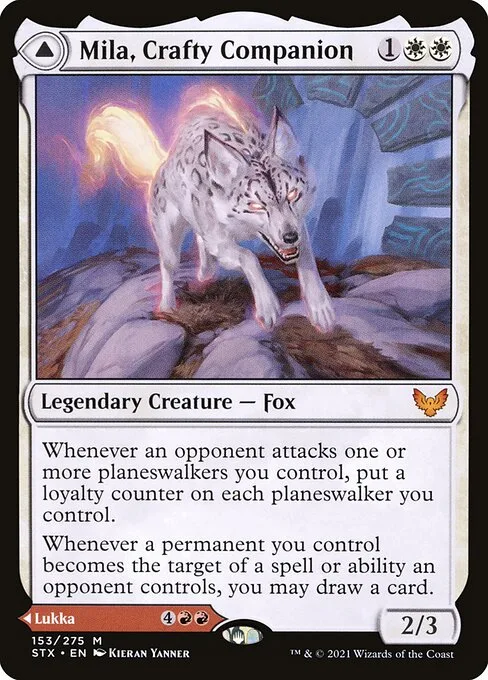 Mila, Crafty Companion // Lukka, Wayward Bonder · Strixhaven: School of Mages 153/393
