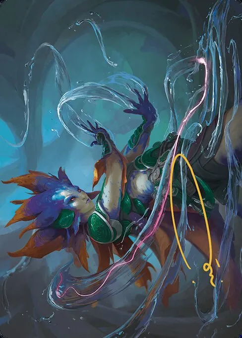 Nicanzil, Current Conductor // Nicanzil, Current Conductor · The Lost Caverns of Ixalan Art Series 36/81