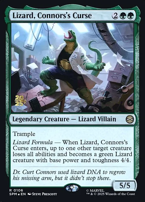 Lizard, Connors's Curse · Marvel's Spider-Man Promos 106s/68