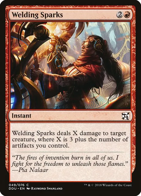 Welding Sparks · Duel Decks: Elves vs. Inventors 49/76