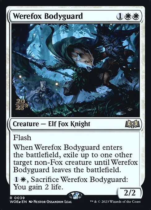 Werefox Bodyguard · Wilds of Eldraine Promos 39s/160