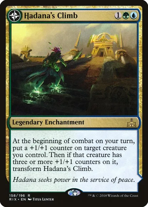 Hadana's Climb // Winged Temple of Orazca · Rivals of Ixalan 158/205