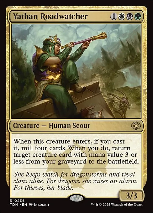 Yathan Roadwatcher · Tarkir: Dragonstorm 236/427