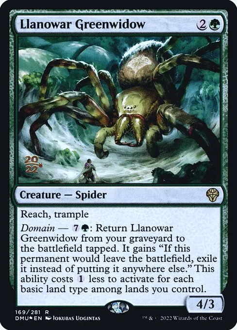Llanowar Greenwidow · Dominaria United Promos 169s/161