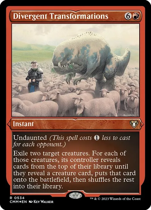 Divergent Transformations · Commander Masters 534/1067