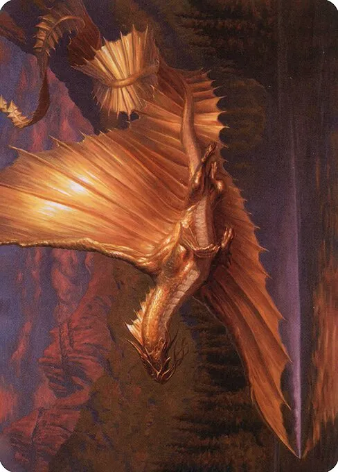 Adult Gold Dragon // Adult Gold Dragon · Adventures in the Forgotten Realms Art Series 58/81