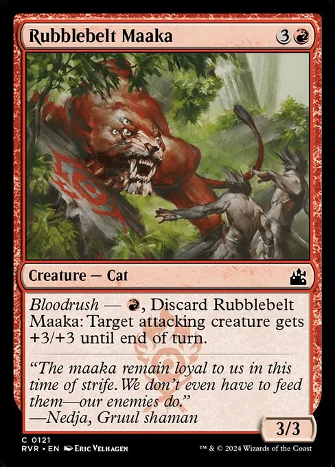 Rubblebelt Maaka · Ravnica Remastered 121/531