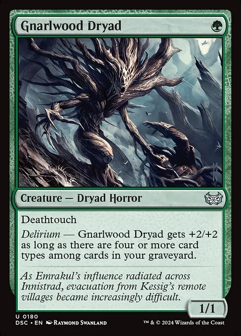 Gnarlwood Dryad · Duskmourn: House of Horror Commander 180/373