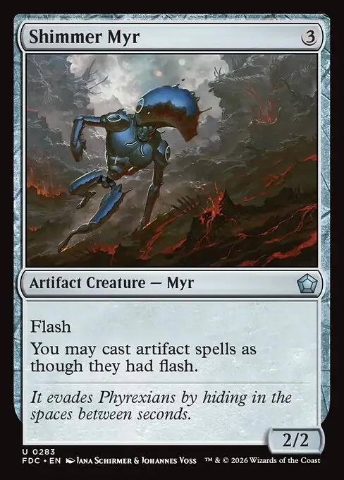 Shimmer Myr · Foundations Commander 283/3
